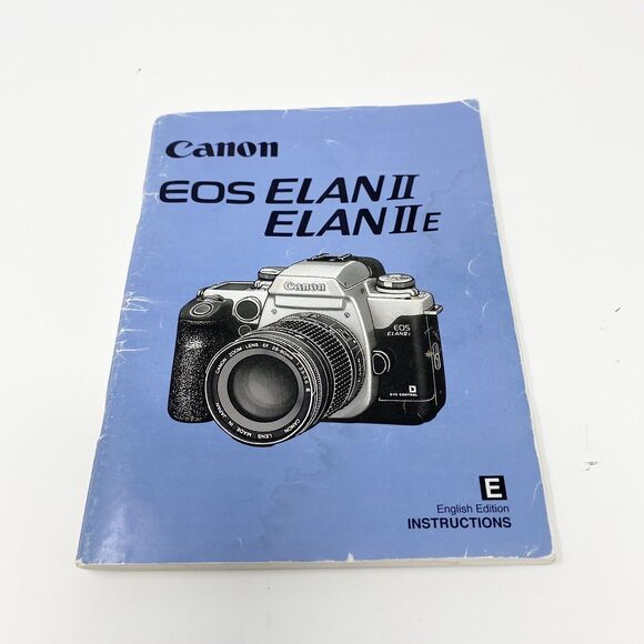 Canon User Manual Only For EOS Elan II & IIE Film SLR Camera English Japan 1995 - Picture 1 of 6